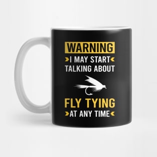 Warning Fly Tying Mug